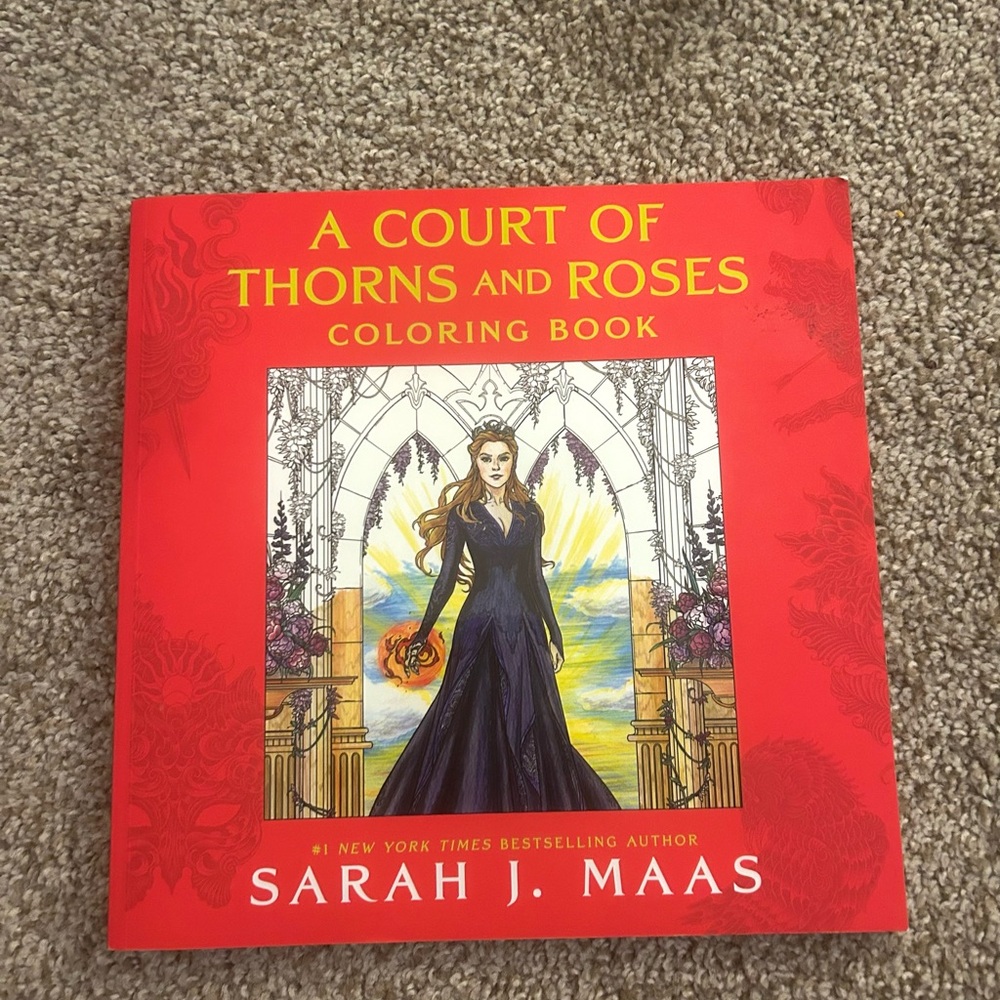 A Court of Thorns and Roses Coloring Book